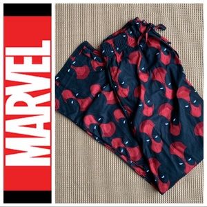 Marvel Red and Black Men's Pants
